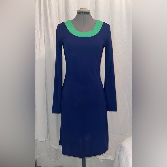 Isaac Mizrahi for Target color block knit-jersey dress with scoop neckline - Picture 1 of 3
